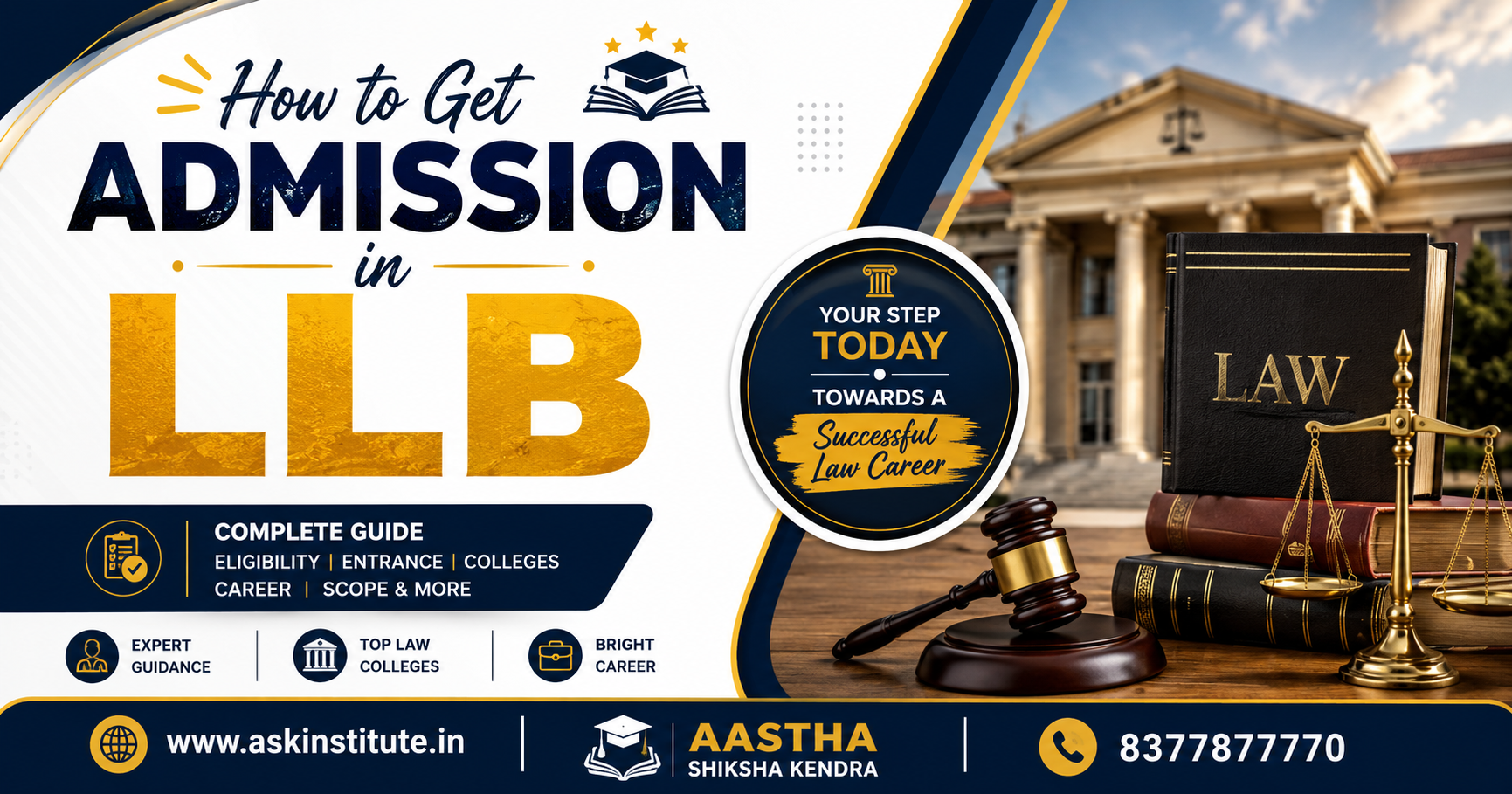 How to Get Admission in LLB